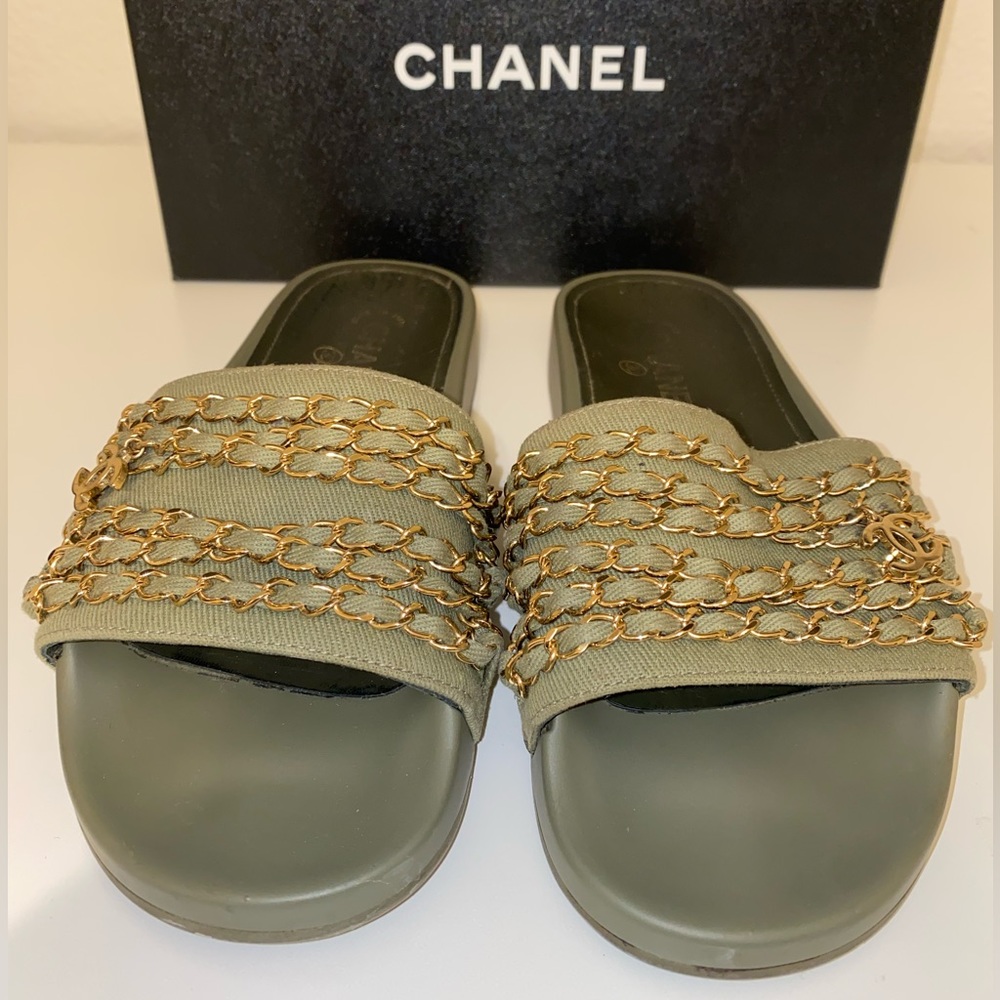 Authentic chanel mules!